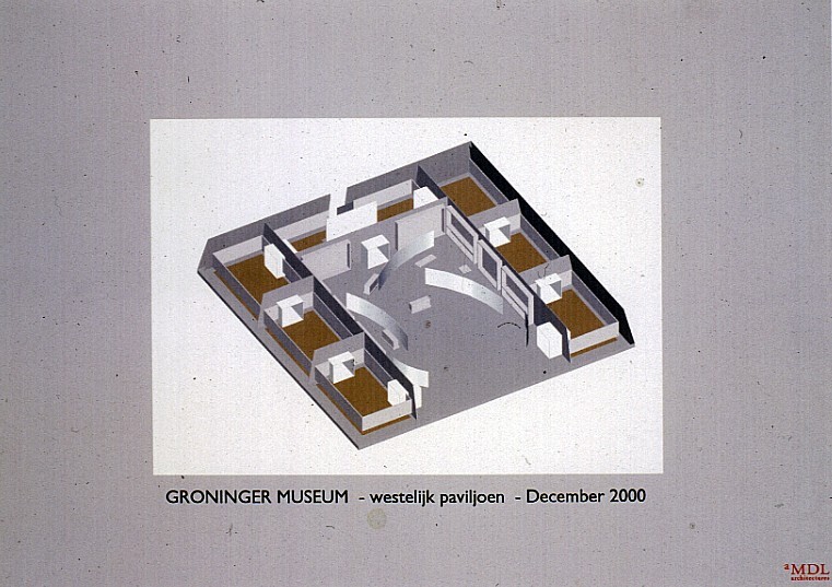 Groninger Museum, westelijk paviljoen (paviljoen De Lucchi)